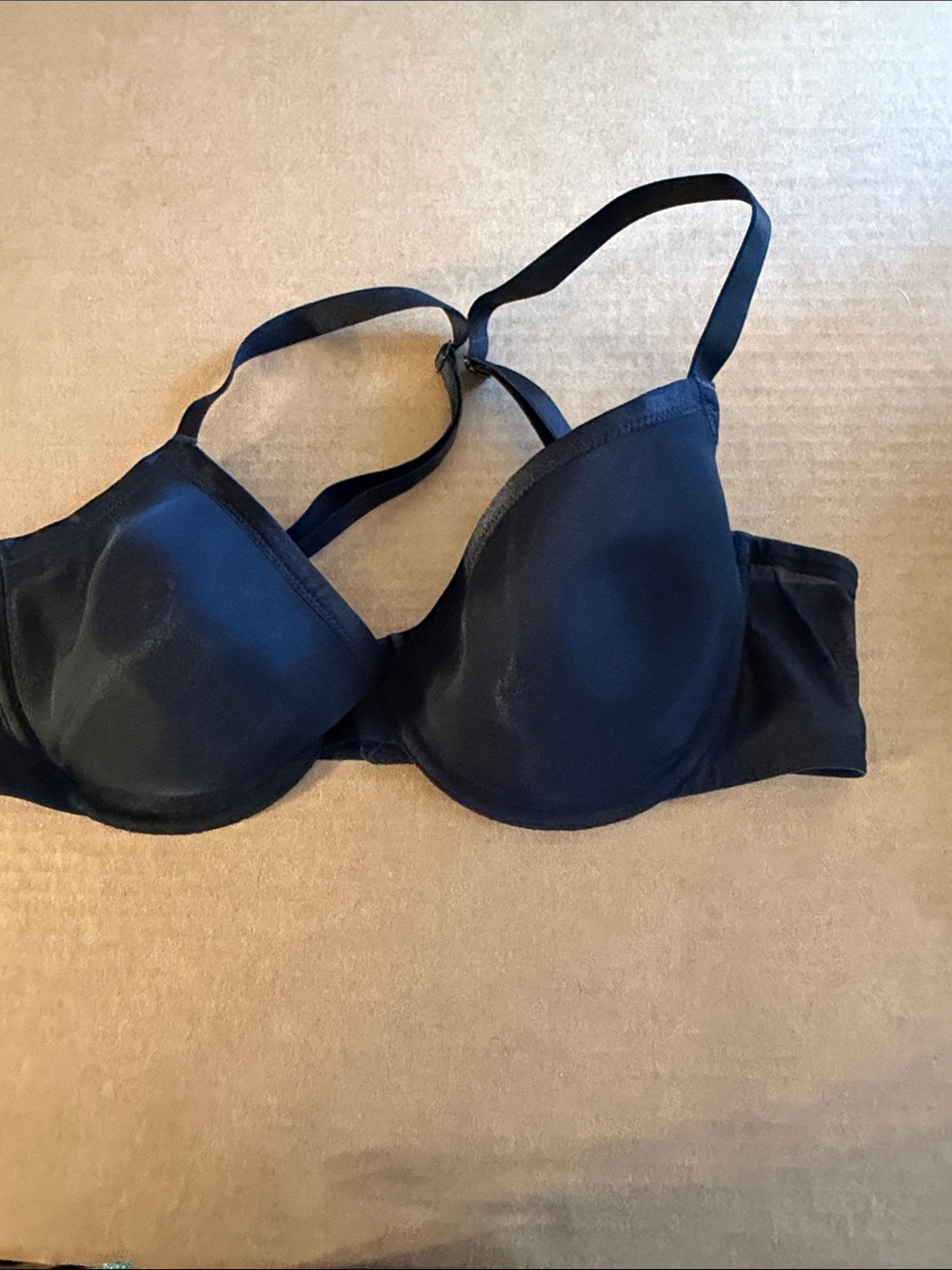 Savage by Fenty Everyday Smooth Black T-Shirt Bra - sheer 38D